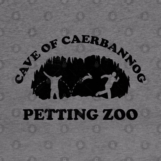 Cave of Caerbannog Petting Zoo (Black) by bryankremkau